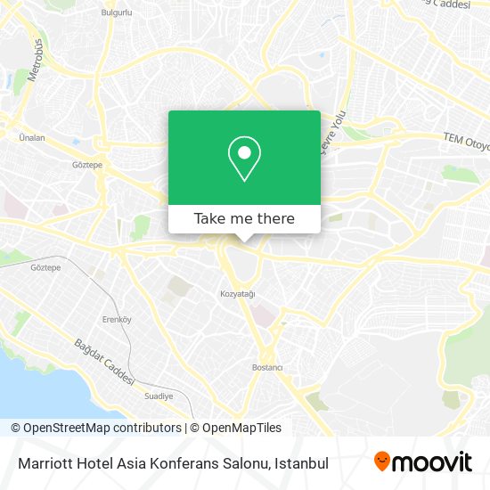 Marriott Hotel Asia Konferans Salonu map