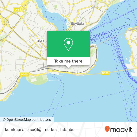 kumkapı aile sağlığı merkezi map