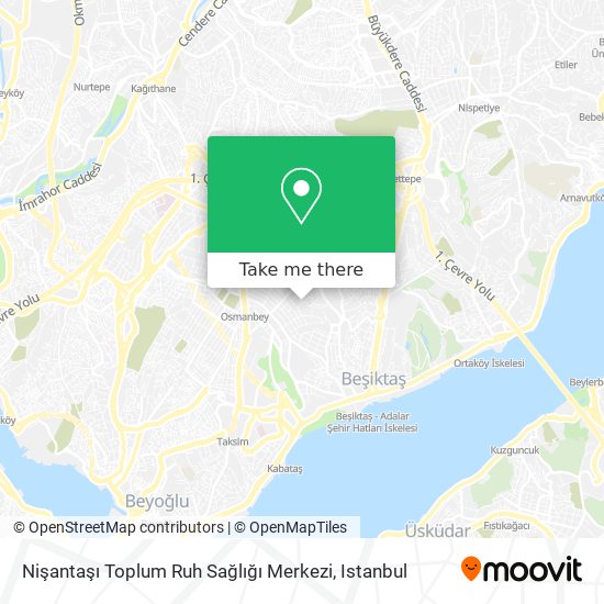 Nişantaşı Toplum Ruh Sağlığı Merkezi map