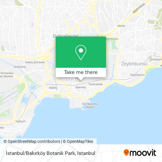 İstanbul/Bakırköy Botanik Park map