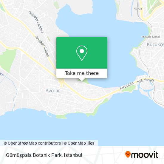 Gümüşpala Botanik Park map