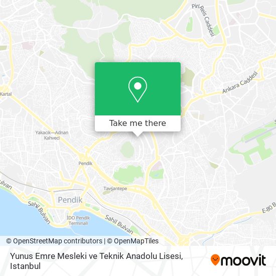 Yunus Emre Mesleki ve Teknik Anadolu Lisesi map