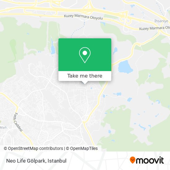 Neo Life Gölpark map