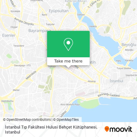 İstanbul Tıp Fakültesi Hulusi Behçet Kütüphanesi map
