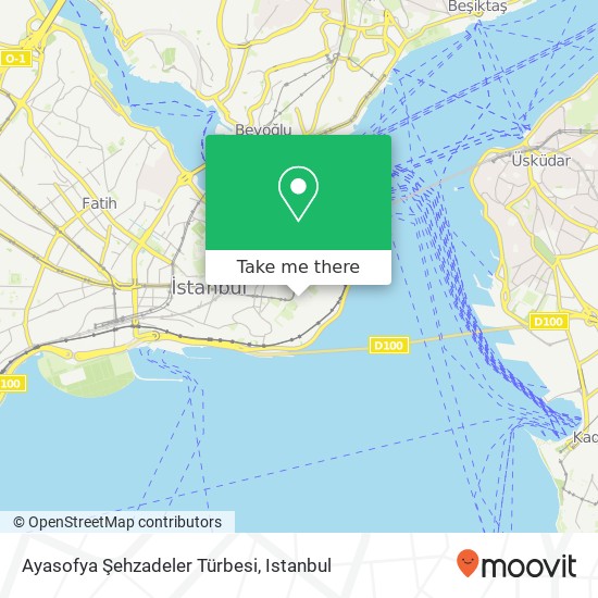 Ayasofya Şehzadeler Türbesi map