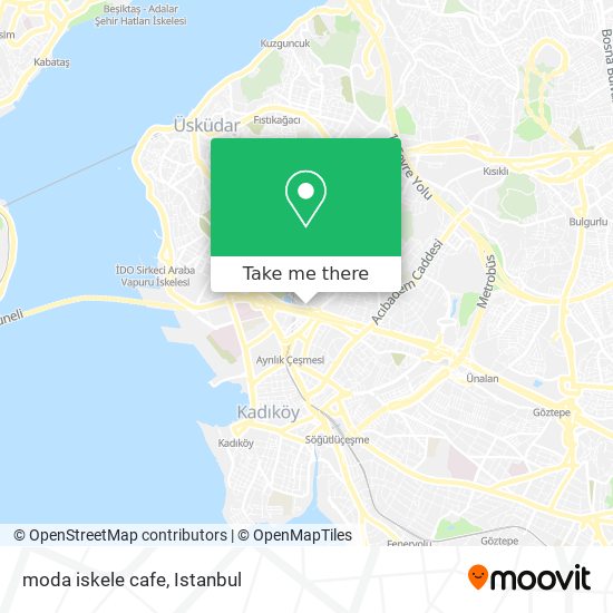moda iskele cafe map