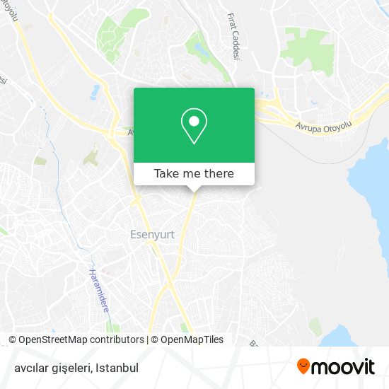 avcılar gişeleri map