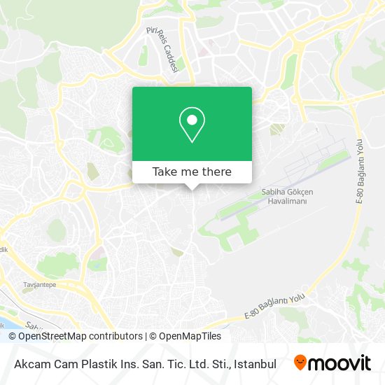 Akcam Cam Plastik Ins. San. Tic. Ltd. Sti. map