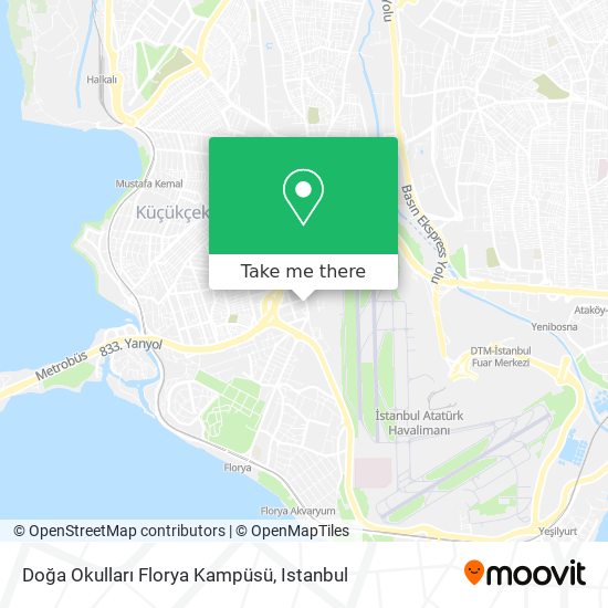 Doğa Okulları Florya Kampüsü map