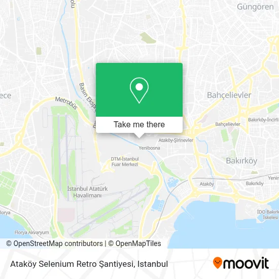 Ataköy Selenium Retro Şantiyesi map