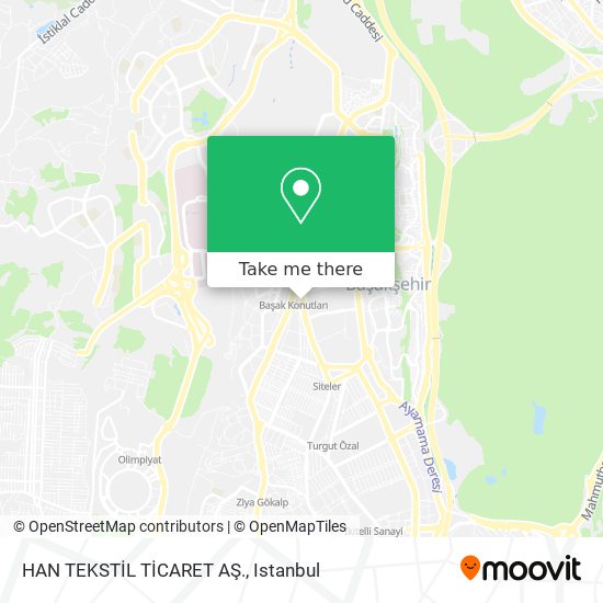 HAN TEKSTİL TİCARET AŞ. map