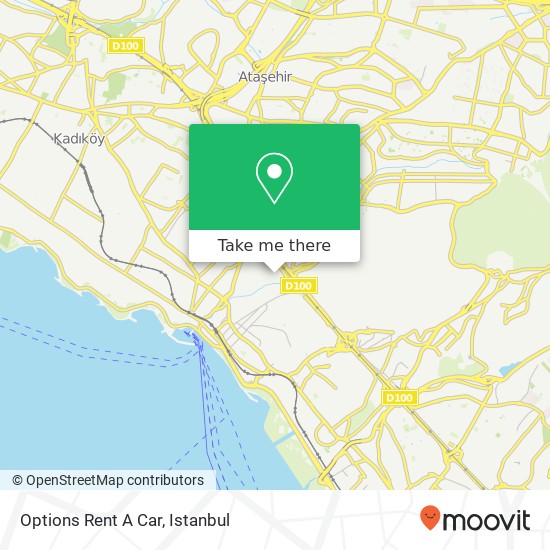 Options Rent A Car map