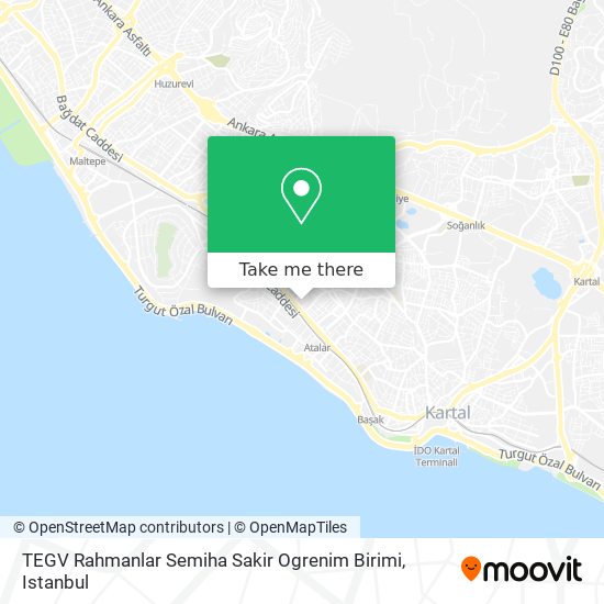 TEGV Rahmanlar Semiha Sakir Ogrenim Birimi map