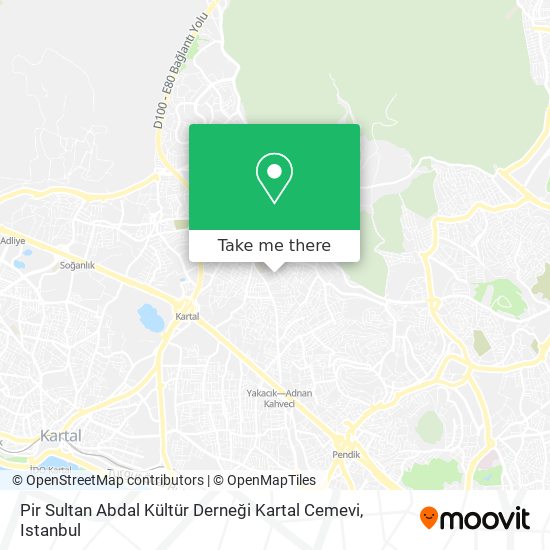 Pir Sultan Abdal Kültür Derneği Kartal Cemevi map