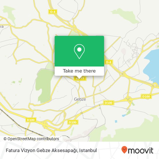 Fatura Vizyon Gebze  Aksesapağı map