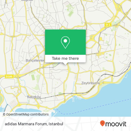 adidas Marmara Forum map