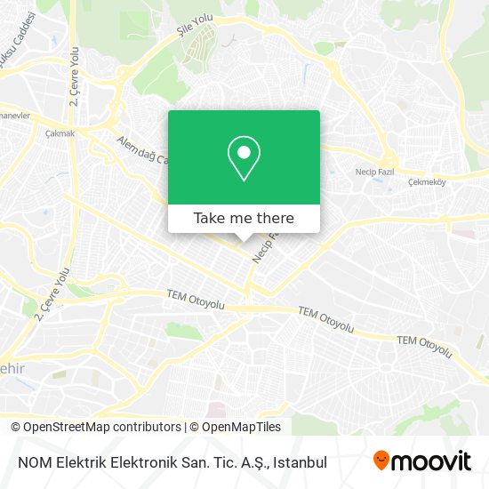 NOM Elektrik Elektronik San. Tic. A.Ş. map
