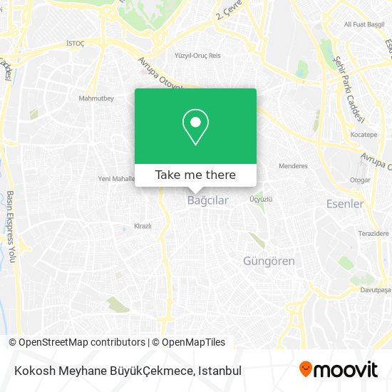 Kokosh Meyhane BüyükÇekmece map