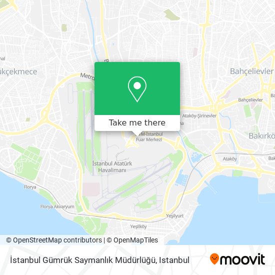 İstanbul Gümrük Saymanlık Müdürlüğü map