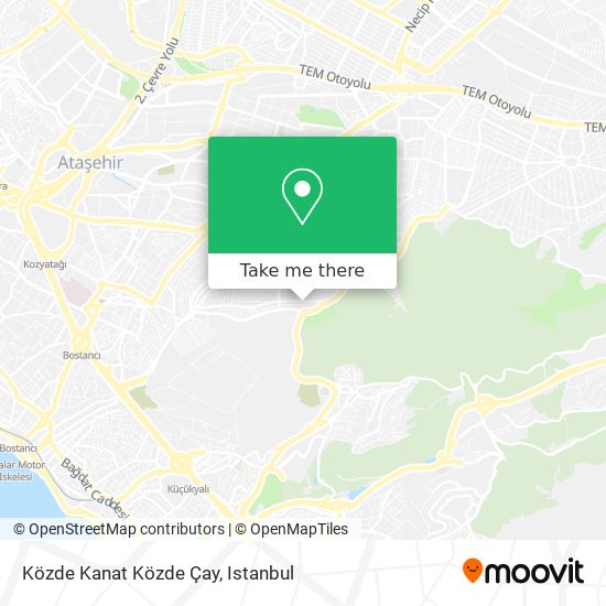 Közde Kanat Közde Çay map