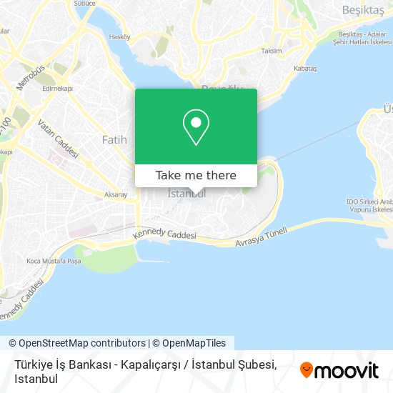 Türkiye İş Bankası - Kapalıçarşı / İstanbul Şubesi map