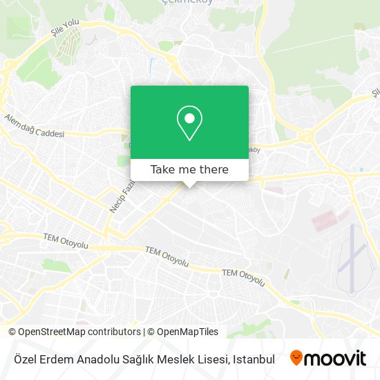Özel Erdem Anadolu Sağlık Meslek Lisesi map