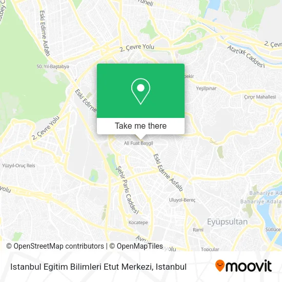 Istanbul Egitim Bilimleri Etut Merkezi map
