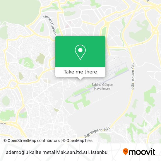 ademoğlu kalite metal Mak.san.ltd.sti map