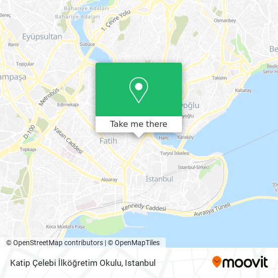 Katip Çelebi İlköğretim Okulu map