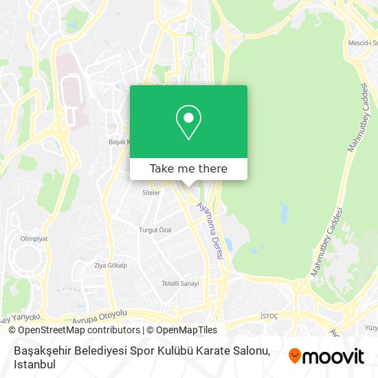 Başakşehir Belediyesi Spor Kulübü Karate Salonu map
