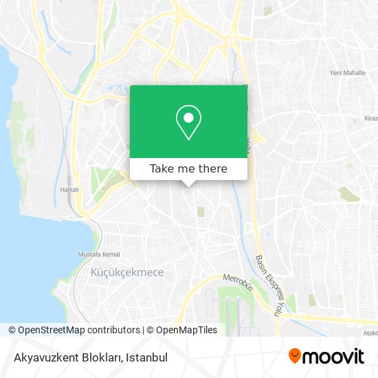 Akyavuzkent Blokları map