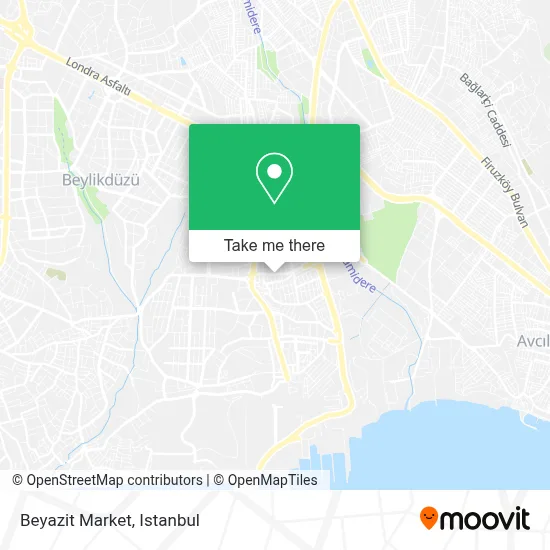 Beyazit Market map