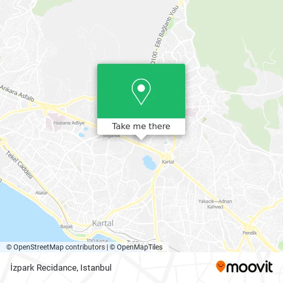İzpark Recidance map