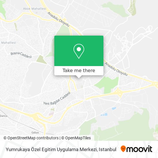 Yumrukaya Özel Egitim Uygulama Merkezi map