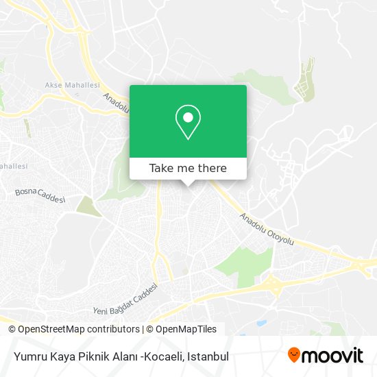 Yumru Kaya Piknik Alanı -Kocaeli map