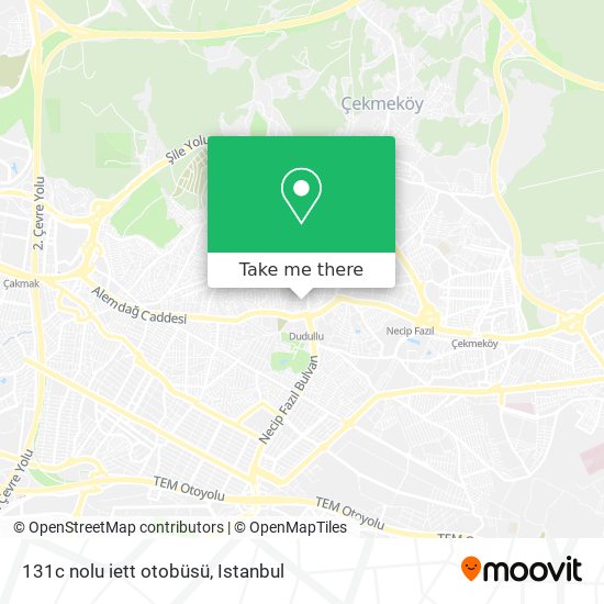 131c nolu iett otobüsü map