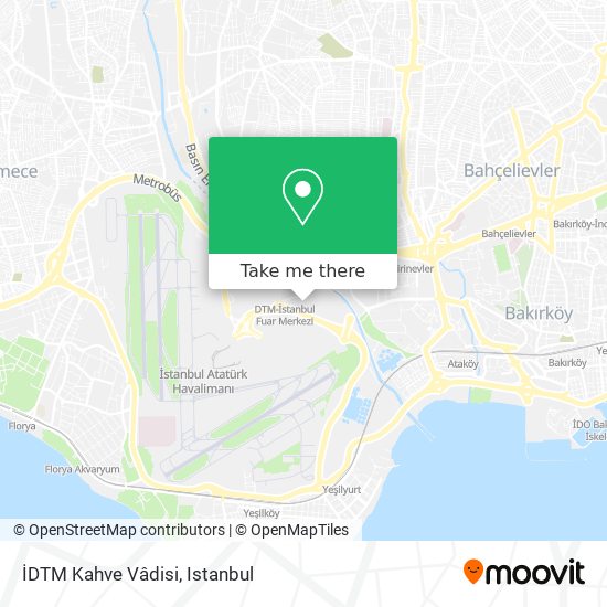İDTM Kahve Vâdisi map