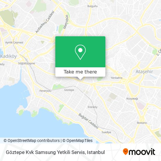 Göztepe Kvk Samsung Yetkili Servis map