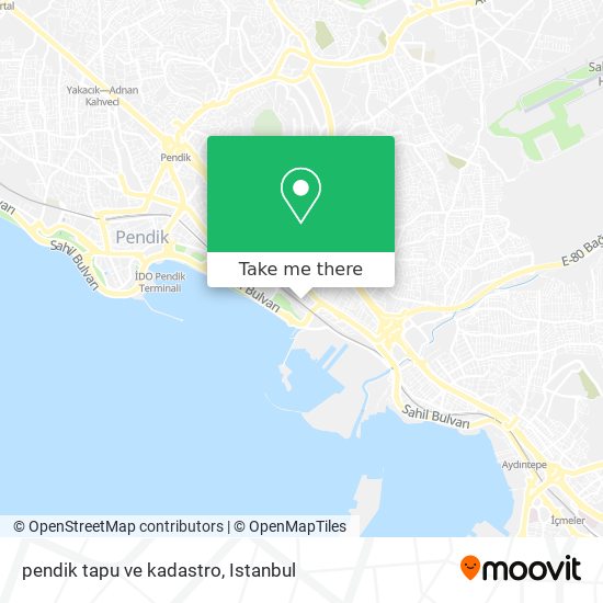 pendik tapu ve kadastro map