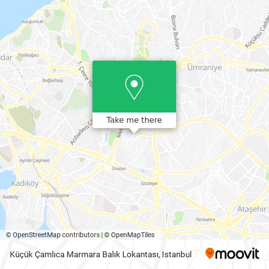 Küçük Çamlıca Marmara Balık Lokantası map