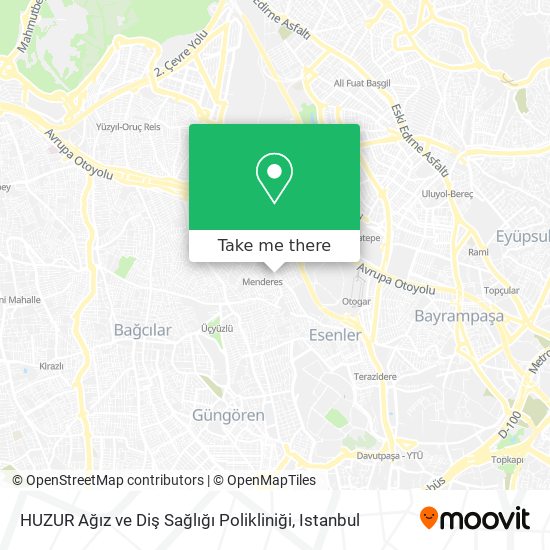 HUZUR Ağız ve Diş Sağlığı Polikliniği map