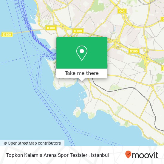 Topkon Kalamis Arena Spor Tesisleri map