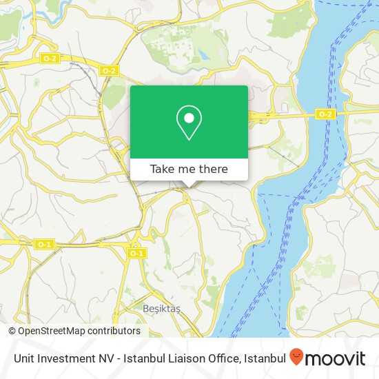 Unit Investment NV - Istanbul Liaison Office map