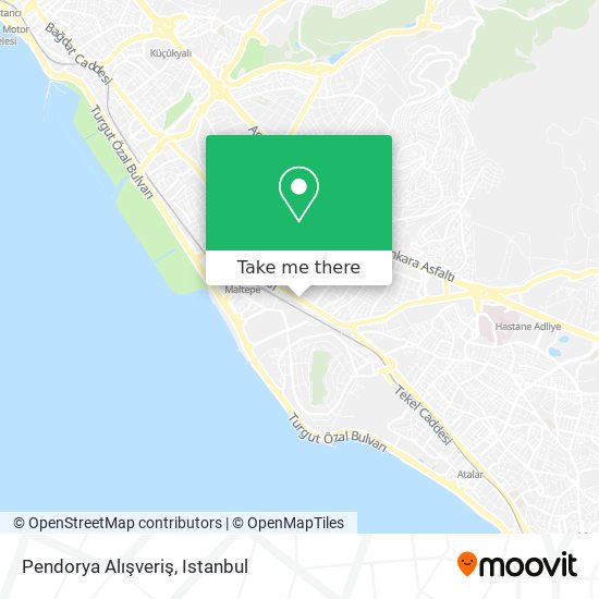 Pendorya  Alışveriş map