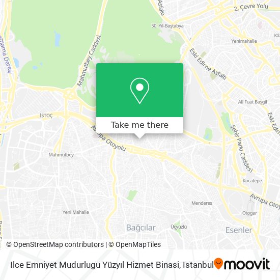 Ilce Emniyet Mudurlugu Yüzyıl Hizmet Binasi map