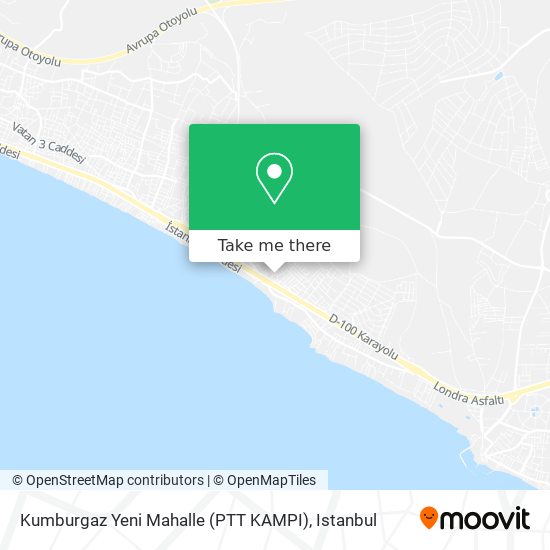 Kumburgaz Yeni Mahalle (PTT KAMPI) map