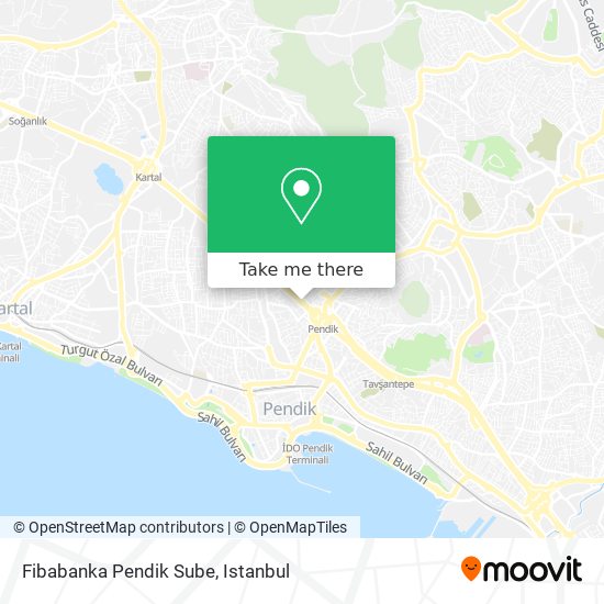 Fibabanka Pendik Sube map