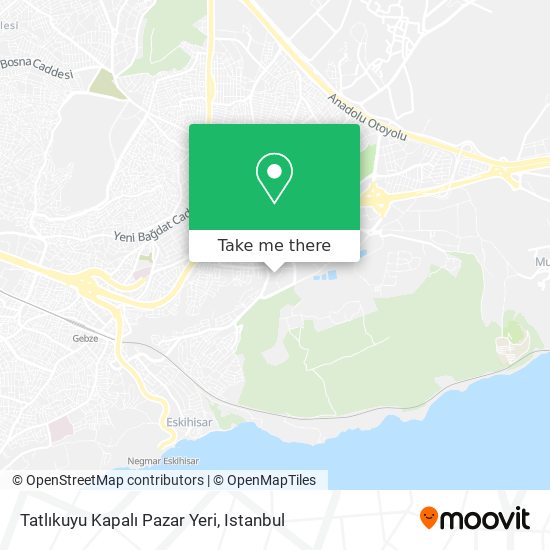 Tatlıkuyu Kapalı  Pazar Yeri map
