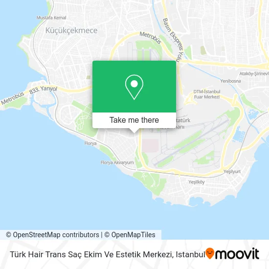 Türk Hair Trans Saç Ekim Ve Estetik Merkezi map