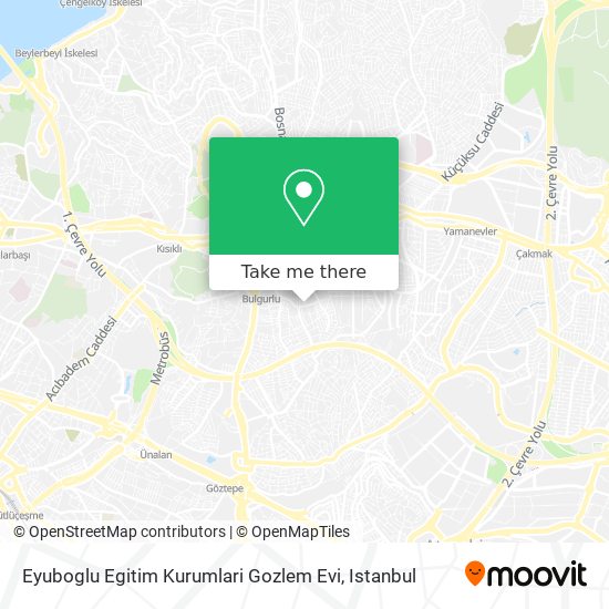 Eyuboglu Egitim Kurumlari Gozlem Evi map